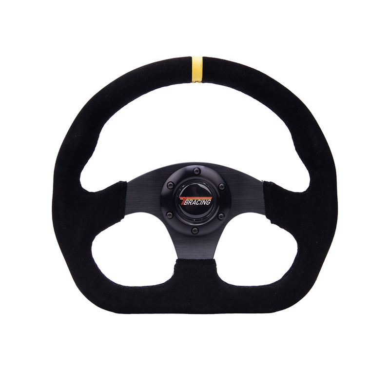 Universal 326MM Suede Steering Wheel Leather Steering Wheel Drift Racing